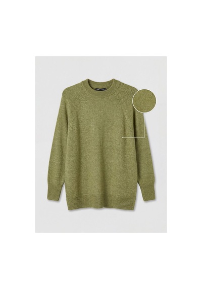 LC Waikiki Alıta Cıty Farkıyla Lcw Modest Yeşil Triko Düz Oversize Kadın Tunik Yesil - 931173946 Yesil LC Waikiki Alıta Cıty Farkıyla Lcw Modest Yeşil Triko Düz Oversize Kadın Tunik Yesil - 931173946 Yesil