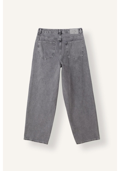 Defacto %100 Pamuk Beş Cepli Super Baggy Fit Jean Pantolon I5932ax26aunm18 Gri-nm18