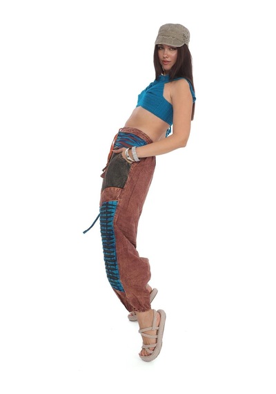 Bohem Stil Hint Otantik Yıkamalı Taşlanmış Patchwork Unisex Şalvar Pantolon-9188 Açık Kahve Açık Kahverengi Bohem Stil Hint Otantik Yıkamalı Taşlanmış Patchwork Unisex Şalvar Pantolon-9188 Açık Kahve Açık Kahverengi