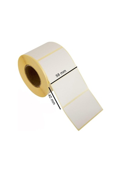 BK Etiket X5 Tech 40X58 Termal Barkod Etiketi Terazi Etiketi 500'lü
