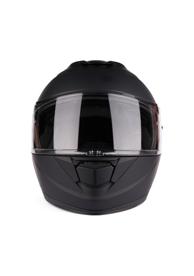 Vento Premium Çene Açılır Kask Güneş Vizörlü Mat Siyah Ece 22.06 Sertifikalı Siyah Siyah