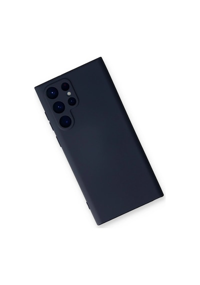 Cosmotex Newface Samsung Galaxy S23 Ultra Kılıf Nano İçi Kadife Silikon - Lacivert