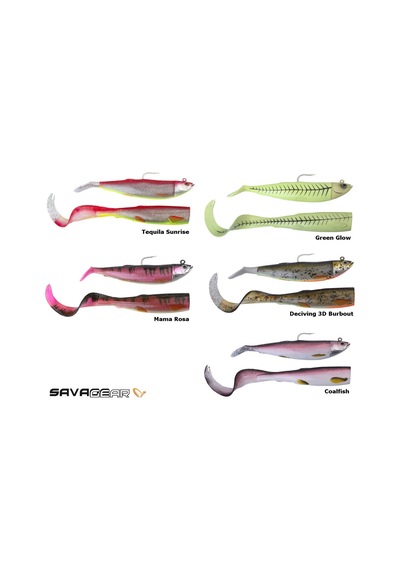 Savage Gear Cutbait Herring Kit 20cm 270g Sahte Balık - 49147-54 Mama Rosa Glow+uv