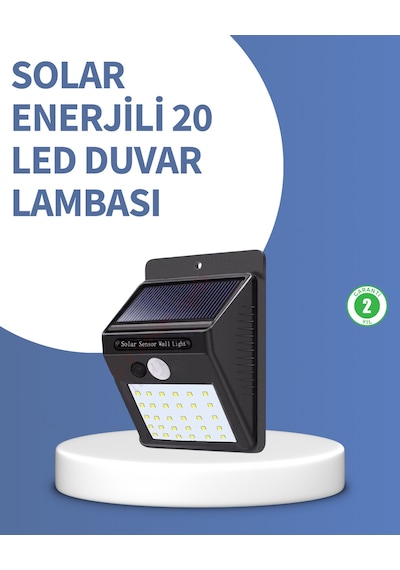 Ip65 Dayanıklı Solar Enerjili Dış Cephe Aydınlatma
