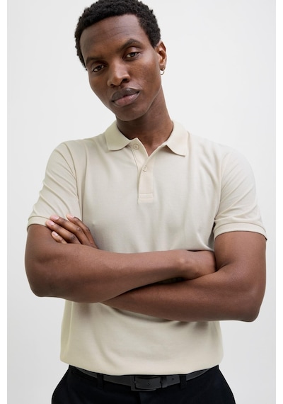 Jack & Jones Jjkane Erkek Polo Tişört Kısa Kollu Şık Günlük Bej