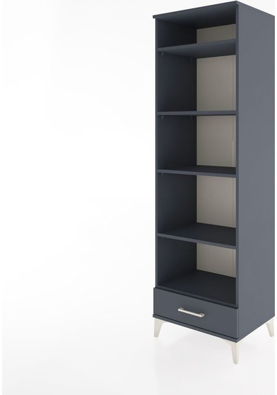 Hyperion Dolap 5 Raflı Tek Çekmeceli 60x44x195 Antrasit-antrasit Antrasit Hyperion Dolap 5 Raflı Tek Çekmeceli 60x44x195 Antrasit-antrasit Antrasit