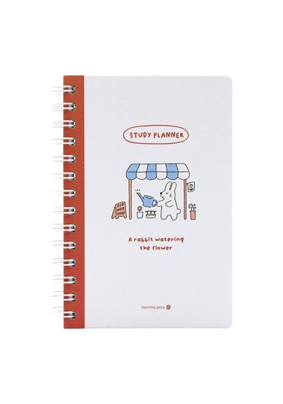 Morning Glory 6000 Planlayıcı Defter 18.5x12.5 Cm Tavşan 12343-89881 Çok Renkli