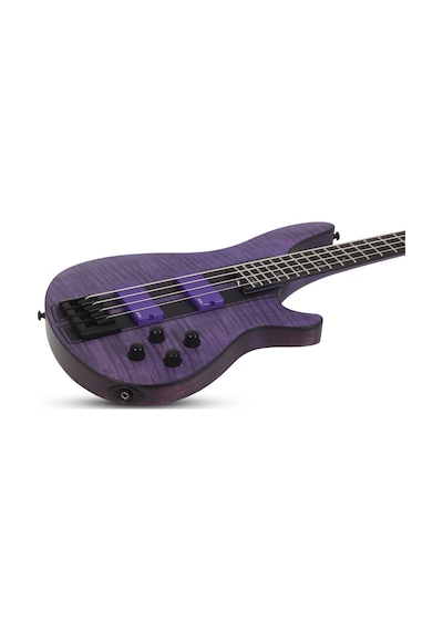 Schecter C-4 GT Bas Gitar (Satin Trans Purple)