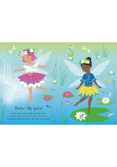 Little Sticker Dolly Dressing Summertime Fairies Usborne Publishing