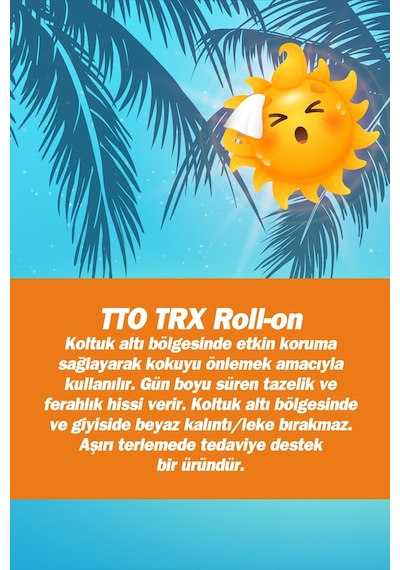 Tto Trx Roll-on 45 Ml Çay Ağacı Yağı / Tea Tree Oıl