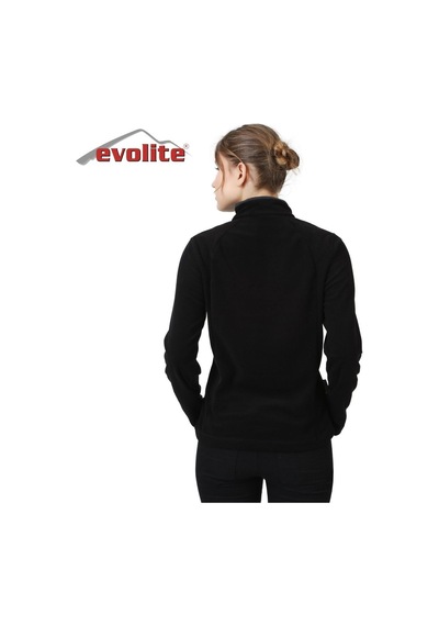 Evolite Fuga Kadın Mikro Polar Sweater - Siyah Çok Renkli