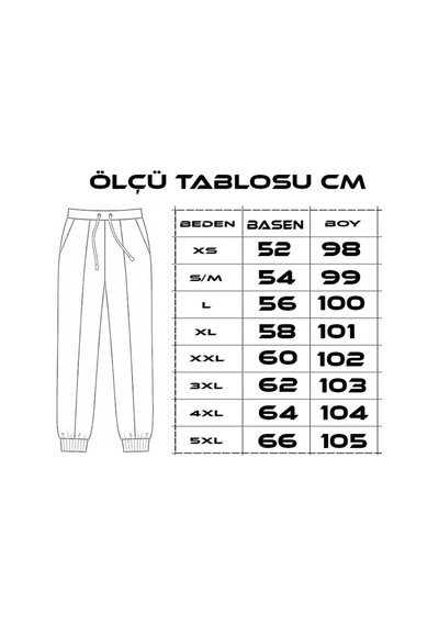 Lion Company Unisex 2ip Şardonlu Kışlık Eşofman Altı Esf01 Siyah