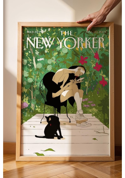 The New Yorker Çerçeveli Tablo March 20 2017