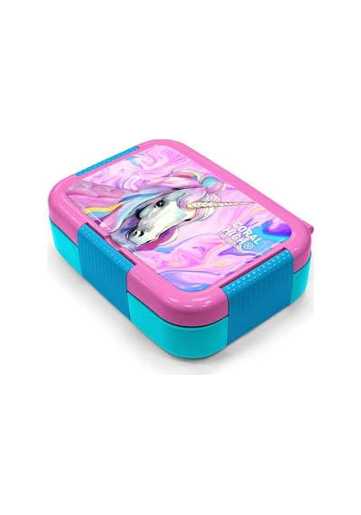 Coral High Kids Pembe Unıcorn Desenli Paslanmaz Çelik Beslenme Kabı 39168 Pembe