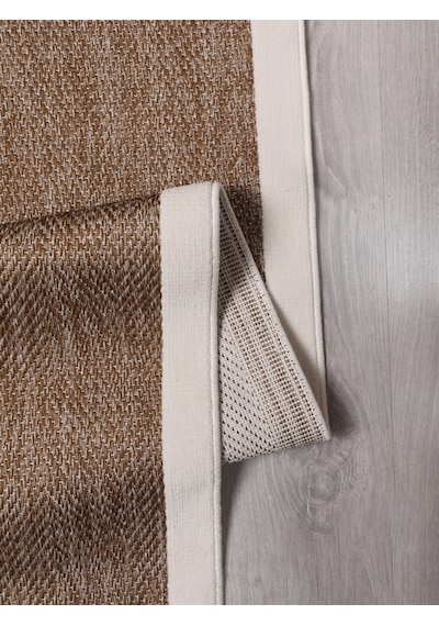 My Evilla Sisal Vektör Kaymaz Tabanlı Kolay Silinebilir 2li Kahve Banyo Paspas Seti 60x100-50x60 Kahverengi