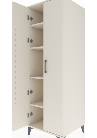 Kronos Dolap 4 Raflı 2 Kapaklı 60x59x182 Aytaşı-aytaşı Aytaşı