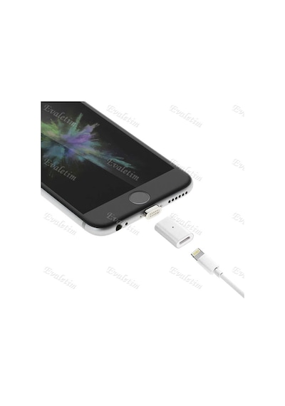 Apple Uyumlu iPhone 5 6 7 8 X Plus Mıknatıslı Usb Data Şarj 5140P Kablos