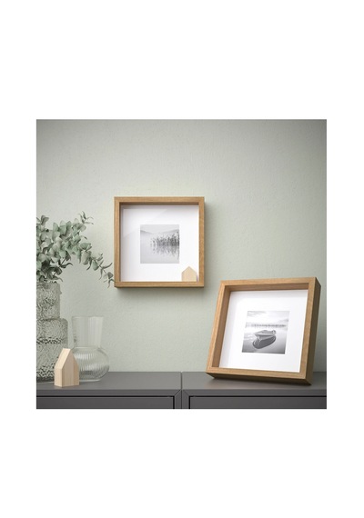 Ikea Sannahed Ahşap Çerçeve, Meşe Görünümlü, 25x25 Cm