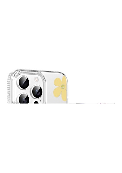 Joko Apple İphone 15 Pro Max Floral Magsafe Kapak - Sarı 0.2M-Çok Renkli