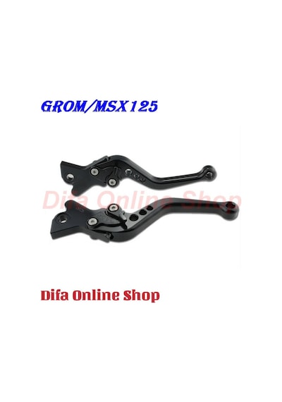 Grom/msx125 Manet Ayarlı Cnc Spor 2014-2023 Siyah Motoparax Renk : Standart
