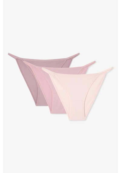 Penti Renkli Deep Clay 3'lü Pamuklu Strappy Slip Külot