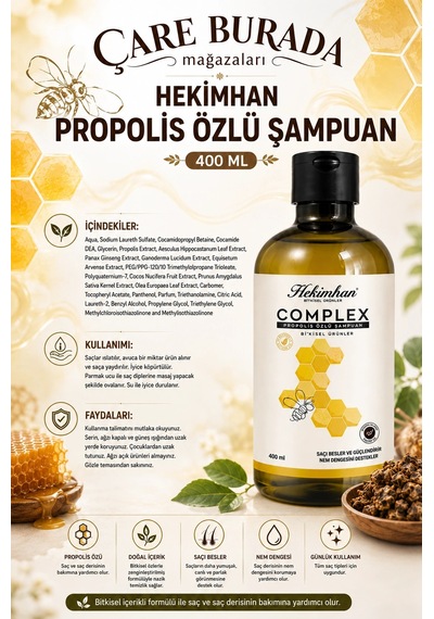 Complex Propolis Özlü Şampuan 400 Ml