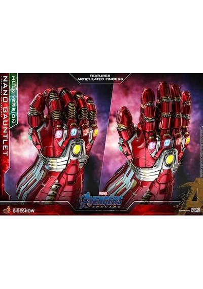 Hot Toys Nano Gauntlet (Hulk Version) Quarter Scale  R e p l i c
