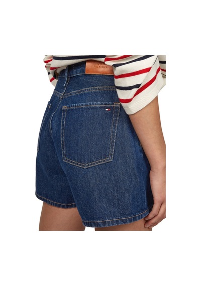 Tommy Hilfiger Dnm Mını Short Hw Ace Kadın Mavi Şort - Ww0ww44385 Tommy Hilfiger Dnm Mını Short Hw Ace Kadın Mavi Şort - Ww0ww44385