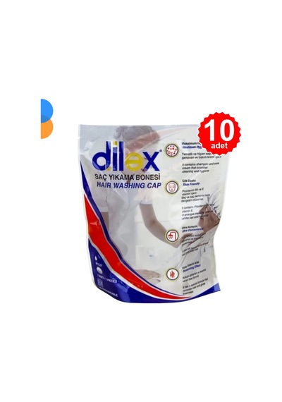 Dilex Hasta Saç Yıkama Bonesi 10 Adet