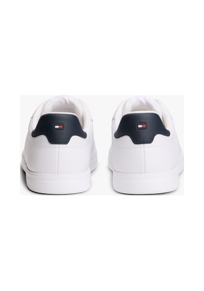 Tommy Hilfiger Icon Court Lıght Leather Erkek Beyaz Sneakers - Fm0fm05946