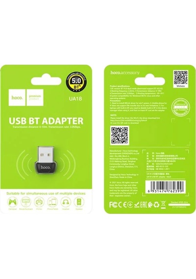 Hoco Ua18 3.0mbps Usb Bluetooth 5.0 Adaptör- 5775 1