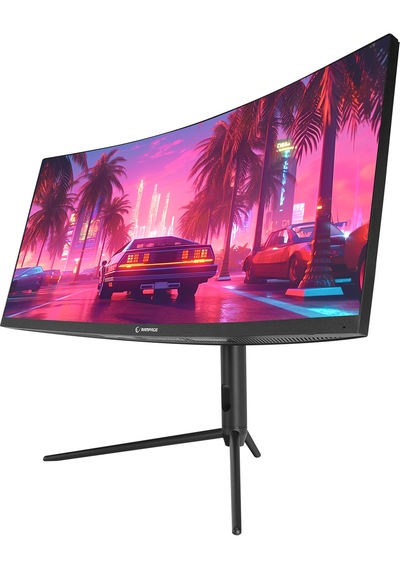 Rampage Raıden RA30R200C 30" 1 MS 200 Hz  AUO VA Adaptivesync WFHD Pivot Curved Oyuncu Monitörü