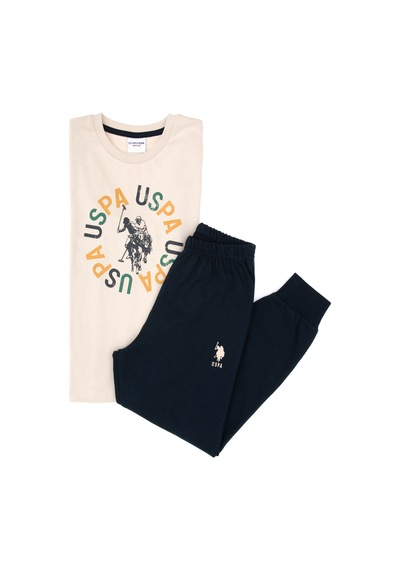 U.S. Polo Assn. Erkek Çocuk Bej Eşofman Takımı 50318681-VR011