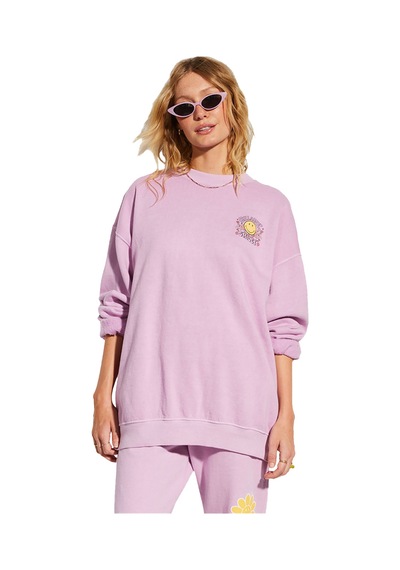 Billabong Bıllabong Rıdın Happy Kadın Sweatshırt Pembe Pembe