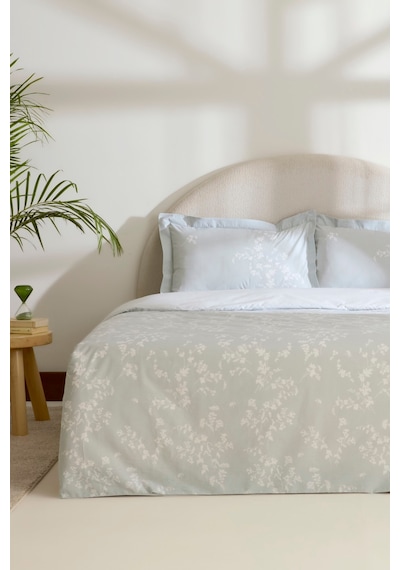 Kaşmir Home Fancy %100 Pamuk Çift Kişilik Nevresim Takımı Mint