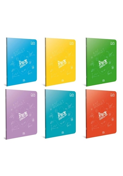 Gıpta Back A5 60 Yp.çizgili Pp Kapak Defter 4991- 3 Adet Çeşitli Renk Ve Desen