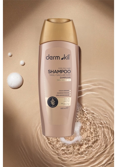 Dermokil Yağlı Saçlar İçin Şampuan 600 ML