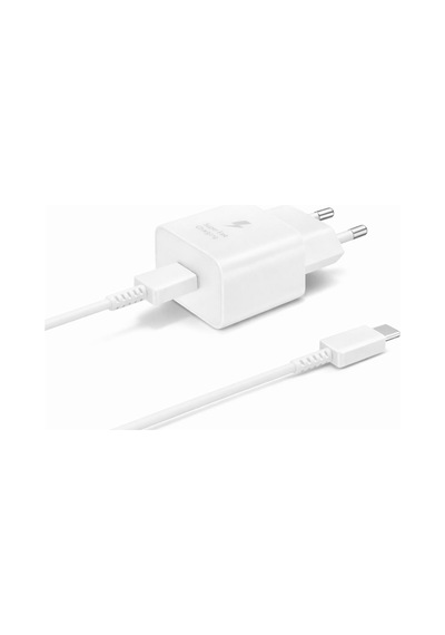 Schitec 25w Type-c Çıkışlı Hızlı Şarj Aleti Type-c To Type-c Kablolu Set Beyaz Sc005 1 Metre