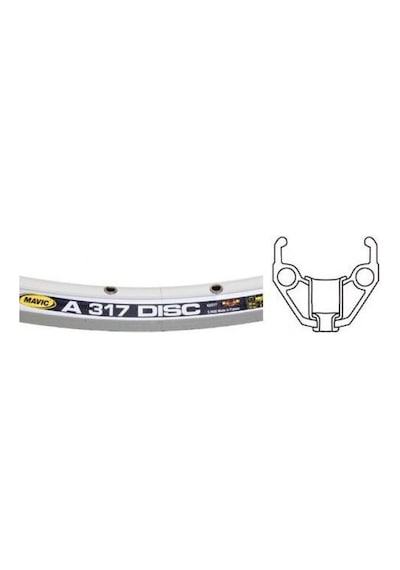Mavic Jant Çemberi A317 28" Disk Fren Silver 36D