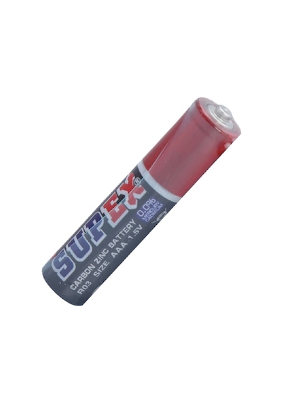 Supex R03 Aaa 1.5v Çinko Karbon İnce Kalem Pil