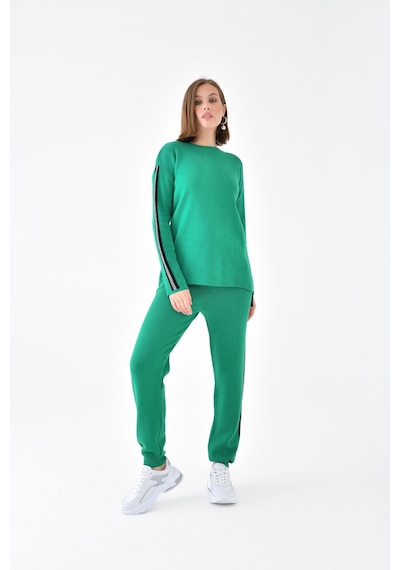 Ftz Women Kadın Sim Detaylı İkili Takım Benetton 20635-benetton Yeşil