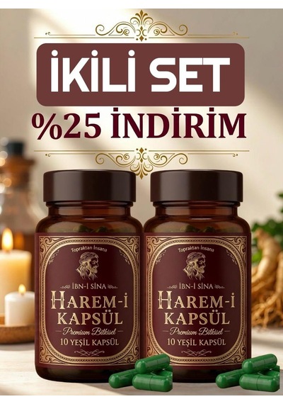 Harem - İ Kapsül 2 X 10'lu Bitkisel / 240 Gr Mesir Macunu Hediyesiyle