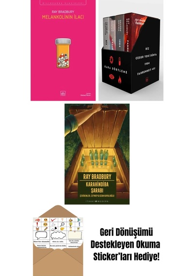 Melankolinin İlacı + Kara Dörtleme Kutu Set 4 Kitap + Karahindiba Şarabı