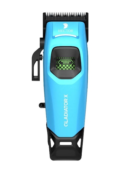 Hector Gladiator X 8000 Rpm Bldc Motor Işıklı Saç Kesim Ve Çizim Tıraş Makinesi Mavi