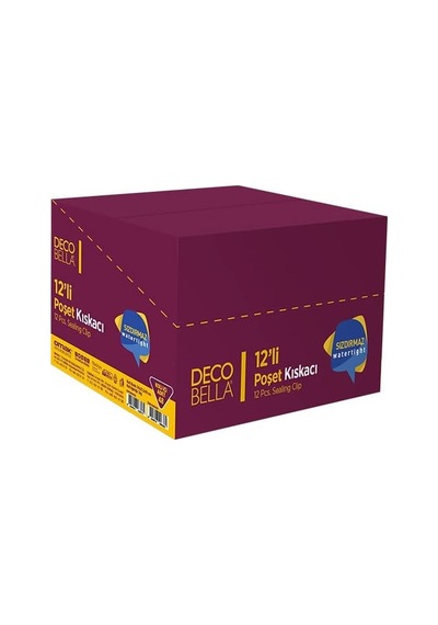 Decobella 12'li Poşet Kıskacı Genel