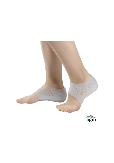 Bgm Silikon Topuk Çorabı Yüksek Kalite Topuk Çatlak Koruyucu Çorabı