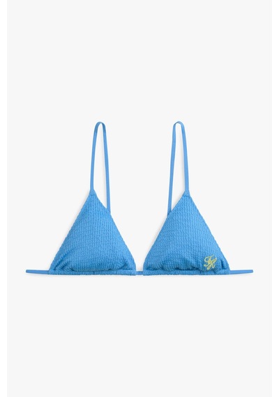 Tommy Hilfiger Kadın Mavi Üçgen Bikini Üstü-14663