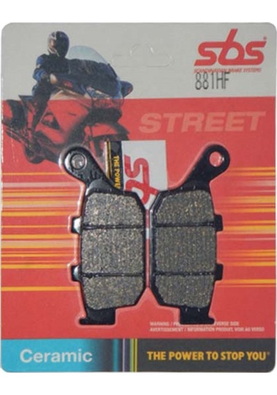 Honda Cb 650 F 14-19 Sbs 881 Hf Karbon Arka Fren Balatasi