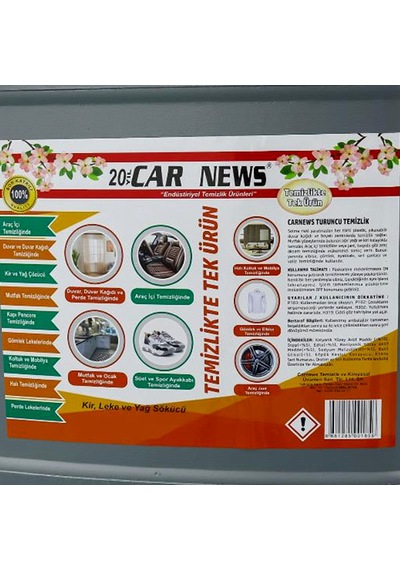 Car News Turuncu Temizlik 20 Lt