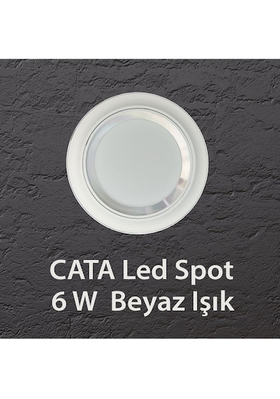 Cata Ct5257r Zebra Led Armatür Beyaz-krom 3 Renk